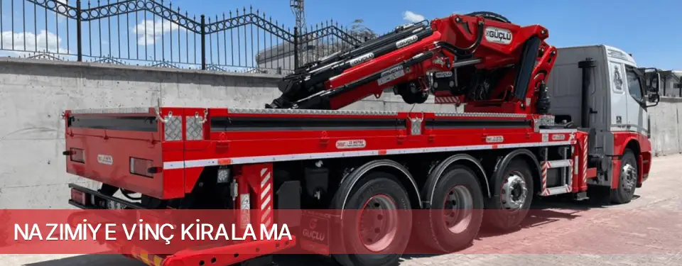 Nazımiye İlçemi Vinç Kiralama